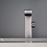 Robinet de lavabo intelligent avec affichage numérique lumineux en laiton