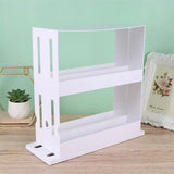 Étagère Rotative 2 Niveaux – Organisateur Pratique pour Cuisine, Salle de Bain et Bureau