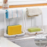 AquaDry – Support Amovible pour Éponge et Chiffon (Cuisine & Salle de Bain)