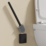 BrushMate Noir – Brosse WC Élégante et Fonctionnelle pour Salle de Bain