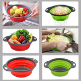 Passoire et Égouttoir Pliable en Silicone – EcoColander