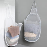 Panier Suspendu Pliable – Sac en Filet pour Linge et Rangement