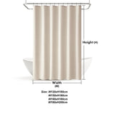 ÉléganceLinen Rideau de Douche