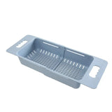 Panier Égouttoir Ajustable pour Évier – Support de Drainage Automatique | Rangement Cuisine Multifonction | Séchage Rapide