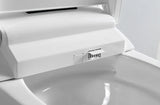 LumiWash SmartBidet – Toilettensitz Intelligent Quadratisch avec Chauffage, Bidet et Ouverture Automatique