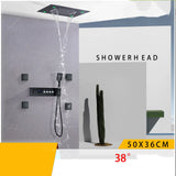 Mitigeur thermostatique de douche avec affichage LED