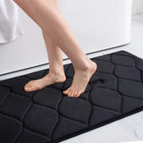 Tapis de Bain en Mousse à Mémoire de Forme Ultra Doux – Antidérapant et Absorbant | Séchage Rapide | Lavable en Machine