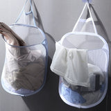 Panier Suspendu Pliable – Sac en Filet pour Linge et Rangement