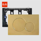 GoldFlush Élégance – Plaque de Commande Double Chasse Compatible Réservoirs Encastrés