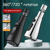 FlexiJet 720 – Mousseur de Robinet Rotatif Multifonction 3 Jets 360°/720°