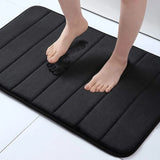 SoftStep Tapis de Bain en Mousse à Mémoire – Antidérapant, Séchage Rapide et Lavable