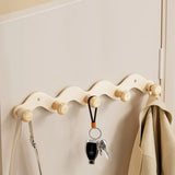 Crochets Muraux en Aluminium – Lot de 6 Porte-Vêtements et Serviettes pour Salle de Bain et Porte