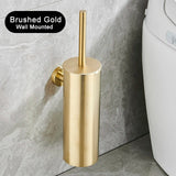 NoirÉlite – Brosse WC Murale en Acier Inoxydable Premium