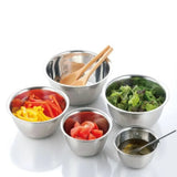 NestSteel – Set de Bols en Acier Inoxydable Empilables pour Cuisine, Camping & Outdoor