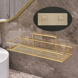 Support Mural pour Gobelets de Bain – Porte-Gobelet Noir et Doré Auto-adhésif pour Salle de Bain