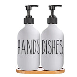 PureNest Distributeur de Savon 500 ml – Flacon Rechargeable Élégant pour Cuisine et Salle de Bain