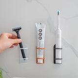 Support Mural pour Brosses à Dents et Accessoires – Organiseur Élégant Sans Perçage