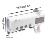 PureDent Porte-Brosses à Dents UV Solaire avec Distributeur de Dentifrice