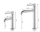 Robinet de Lavabo Moderne en Laiton Mat Noir– Élégance, Confort et Durabilité