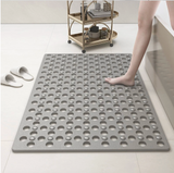 Tapis de Douche Antidérapant HydroGuard – Carré, Effet Massage & Séchage Rapide