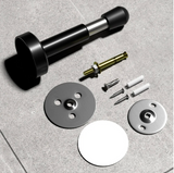 Butée de Porte en Laiton Massif – Design Knurled Antik pour Protection Murale et Sol