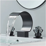 Mitigo – Robinet de Lavabo à Double Poignée en Métal Poli