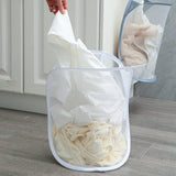 Panier Suspendu Pliable – Sac en Filet pour Linge et Rangement