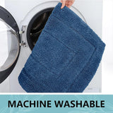 Tapis de Bain Microfibre Velours Double Cadre Premium – Antidérapant Absorbant | Confort Doux | Séchage Rapide