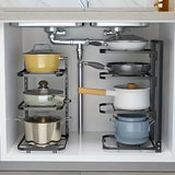 ChefSort – Organisateur Réglable pour Casseroles et Poêles en Acier
