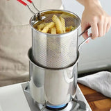 CrispMaster – Set de Friture Profonde en Acier Inoxydable 304 Économiseur d’Huile