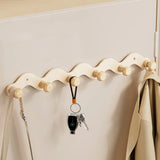 Crochets Muraux en Aluminium – Lot de 6 Porte-Vêtements et Serviettes pour Salle de Bain et Porte