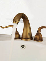 Mitigeur de Cuisine Bronze à Double Levier – Eau Chaude & Froide