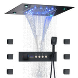 Mitigeur thermostatique de douche avec affichage LED