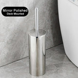 NoirÉlite – Brosse WC Murale en Acier Inoxydable Premium