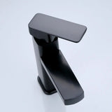 Mitigeur de lavabo moderne en noir ou chromé avec commande unique