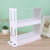 Étagère Rotative 2 Niveaux – Organisateur Pratique pour Cuisine, Salle de Bain et Bureau