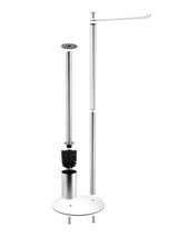 Set WC DuoStand Élégance – Brosse et Porte-Papier Autoportant en Acier Inoxydable, Sans Perçage