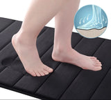 SoftStep Tapis de Bain en Mousse à Mémoire – Antidérapant, Séchage Rapide et Lavable