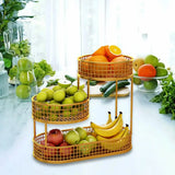 Panier Métal -FruitLuxe – Corbeille Polyvalente pour Fruits et Légumes