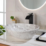 Vasque à poser élégante en céramique – Style et fonctionnalité pour votre salle de bain