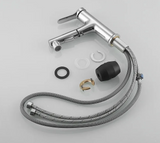 Robinet de lavabo avec bec extractible et fonction de rinçage buccal – Mitigeur eau chaude et froide