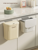 Poubelle Murale Compacte 3-en-1 avec Couvercle Hermétique – 8.5L / 12L | Gain de Place &Anti-Odeurs