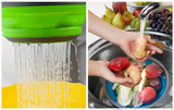 Passoire et Égouttoir Pliable en Silicone – EcoColander