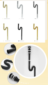 FlexiDrain Elite – Bonde Pop-Up Réglable avec Tube Télescopique Anti-Odeurs pour Cuisine & Salle de Bain