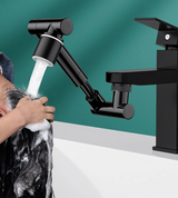 HydroFlex 360 – Embout de Robinet Rotatif Extensible avec Économiseur d’Eau pour Cuisine et Salle de Bain