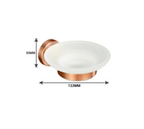 Ensemble d’Accessoires de Salle de Bain RoséLuxe – 6 Pièces en Acier Brossé Finition Rosé