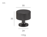 Boutons de Meuble en Laiton Massif