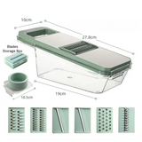 ChefSlice – Coupe-Légumes 6-en-1 avec Lames Interchangeables en Acier Inoxydable