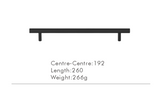 Poignée T-Bar -LineaBrass – Laiton Massif, Extra Longue et Design Moderne