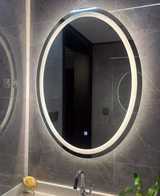 PureGlow Miroir LED Ovale avec Loupe